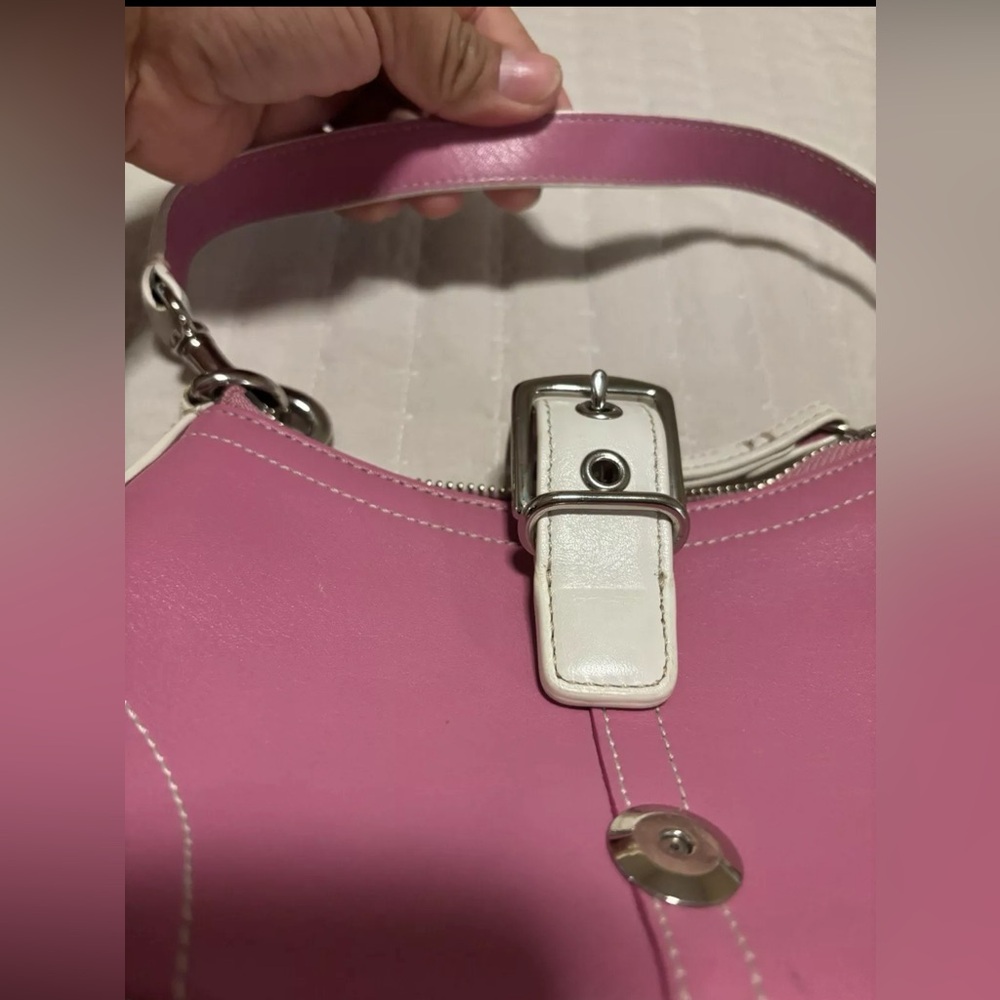 Small pink coach purse